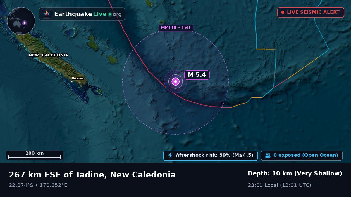 South Pacific Ocean (New Caledonia)