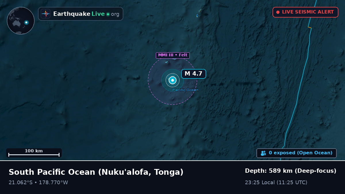 South Pacific Ocean (Tonga)