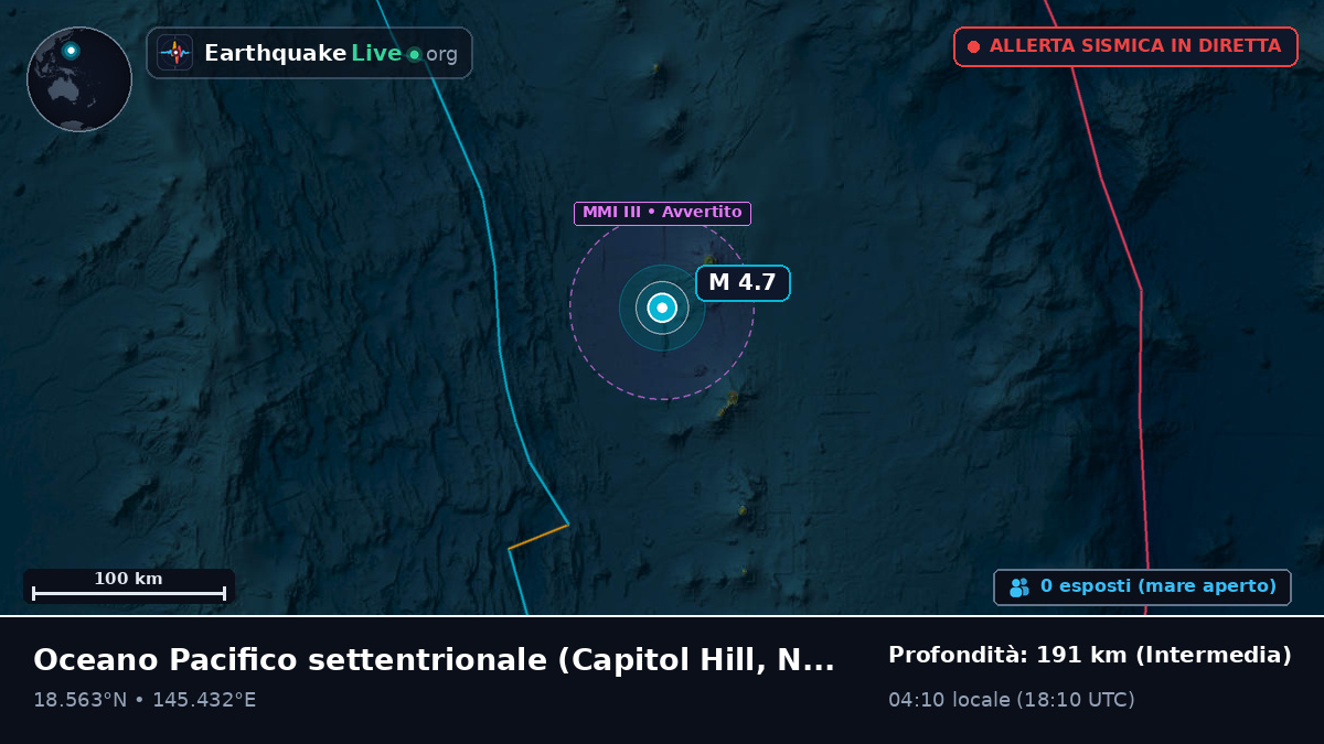 Oceano Pacifico settentrionale (Northern Mariana Islands)