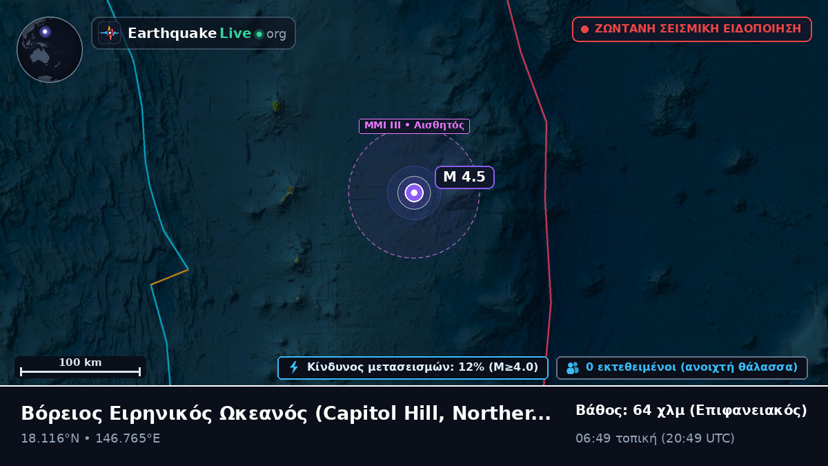 Βόρειος Ειρηνικός Ωκεανός (Northern Mariana Islands)