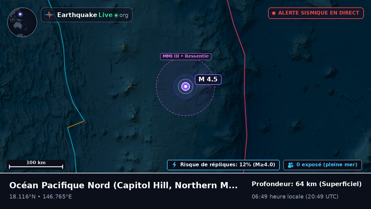 Océan Pacifique Nord (Northern Mariana Islands)