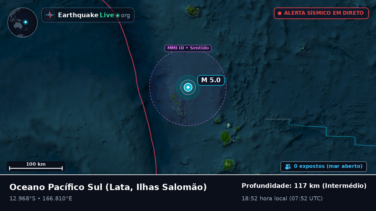 Oceano Pacífico Sul (Ilhas Salomão)