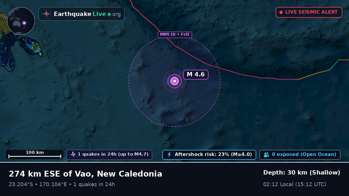 South Pacific Ocean (New Caledonia)