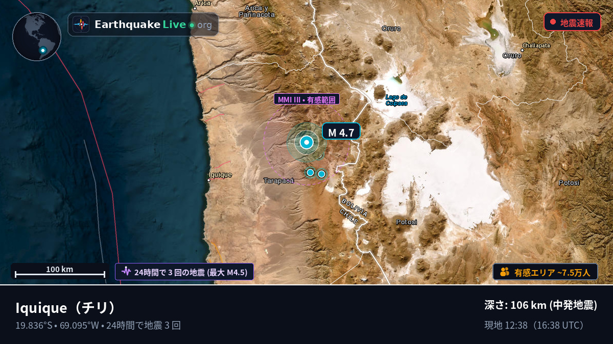 Tarapacá, チリ