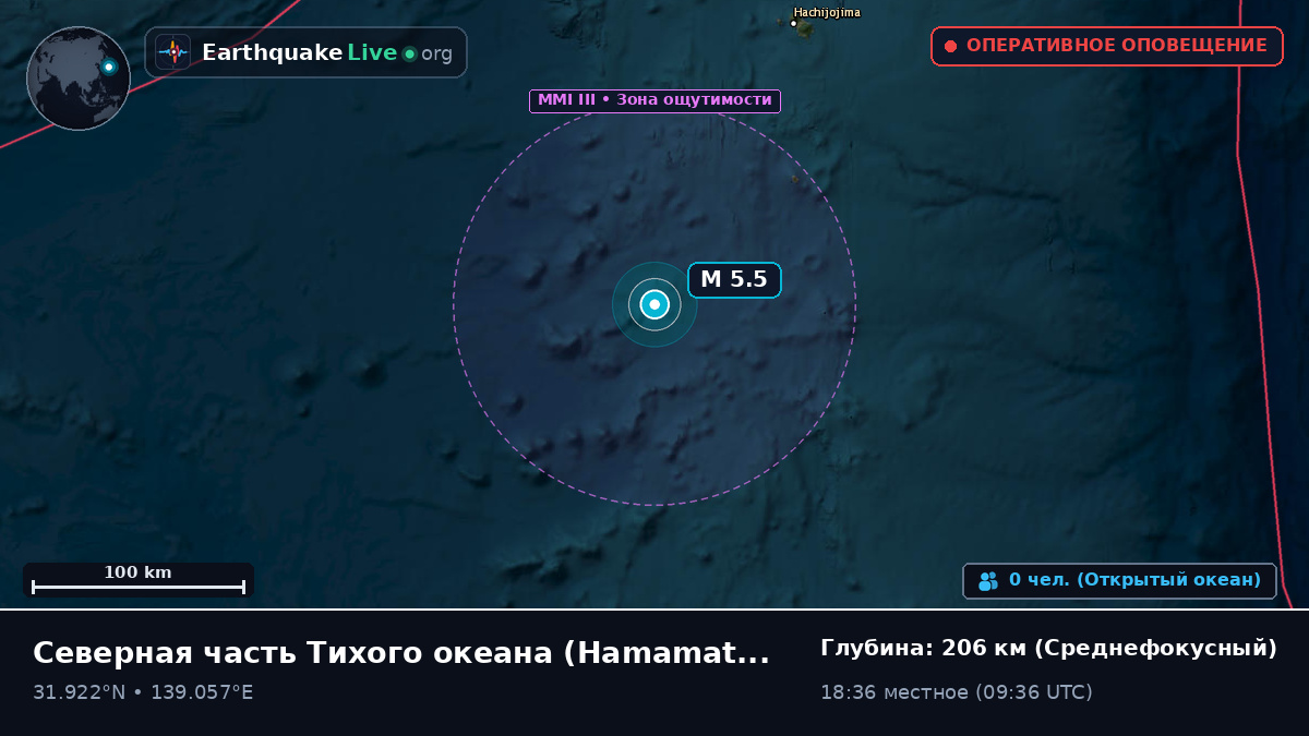 Северная часть Тихого океана (Япония)