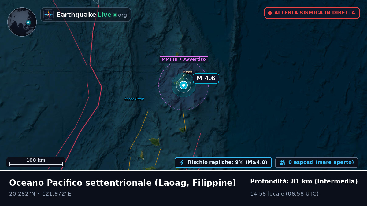 Oceano Pacifico settentrionale (Filippine)