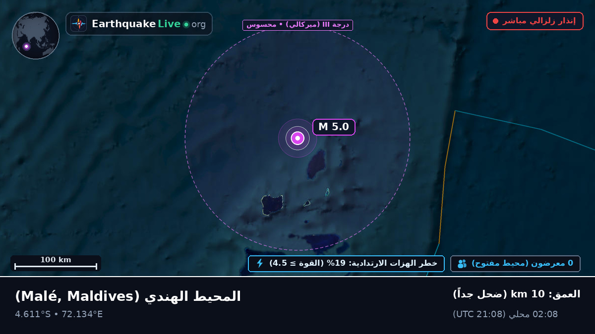المحيط الهندي (Maldives)
