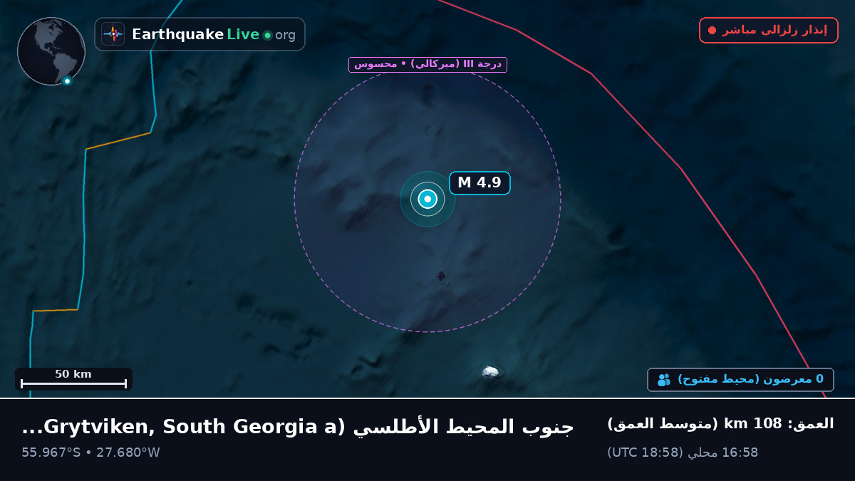 جنوب المحيط الأطلسي (South Georgia and the Islands)