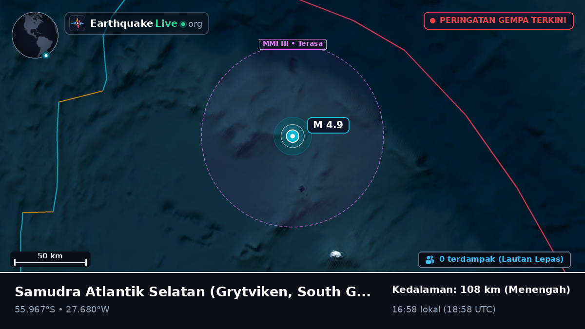 Samudra Atlantik Selatan (South Georgia and the Islands)