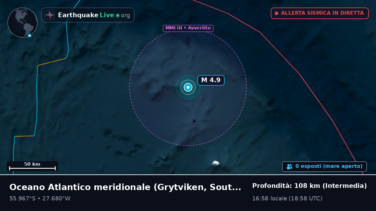 Oceano Atlantico meridionale (South Georgia and the Islands)