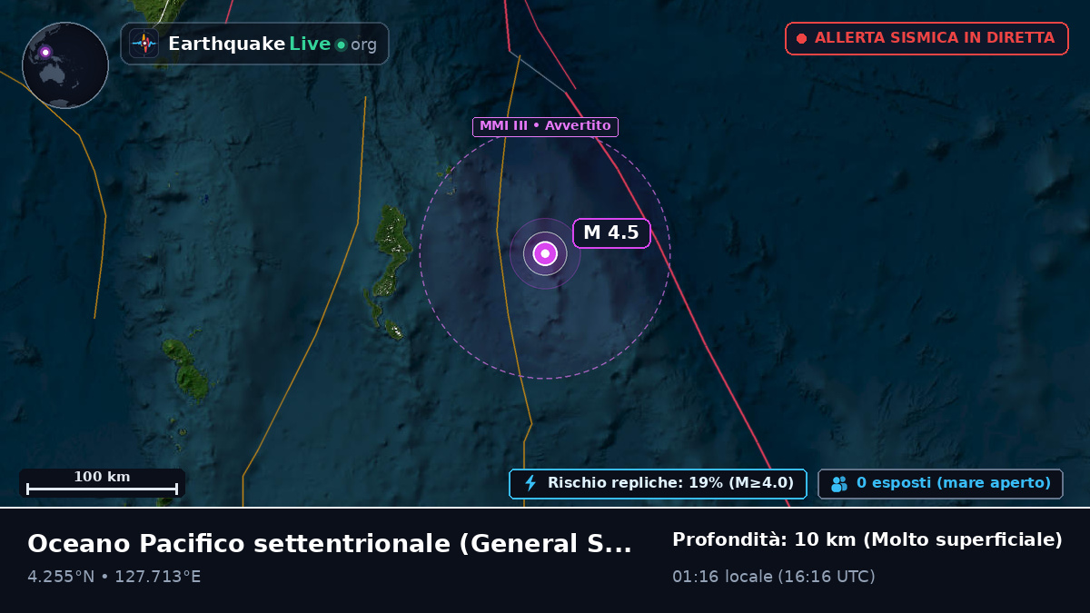 Oceano Pacifico settentrionale (Filippine)