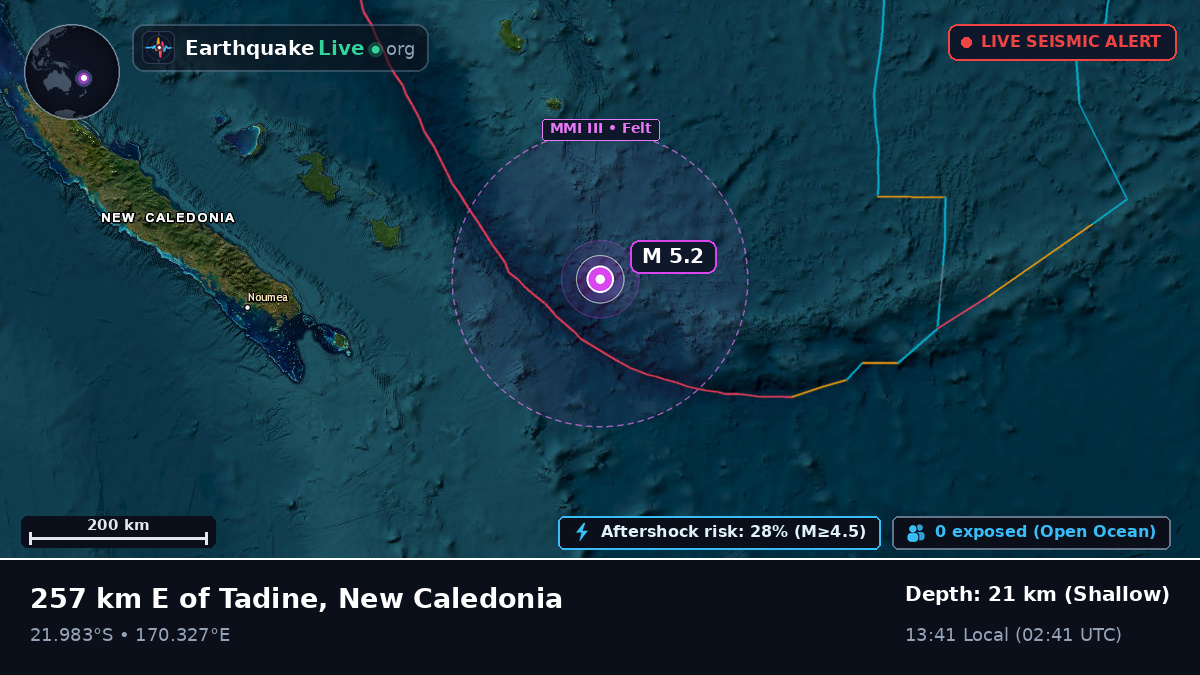 South Pacific Ocean (New Caledonia)