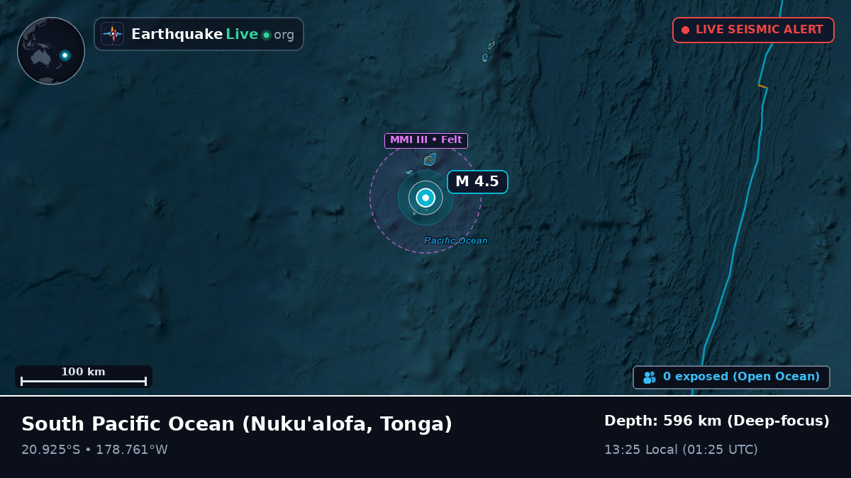South Pacific Ocean (Tonga)