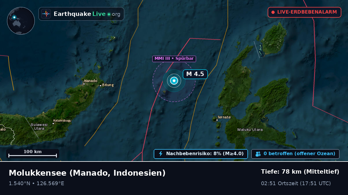 Molukkensee (Indonesien)