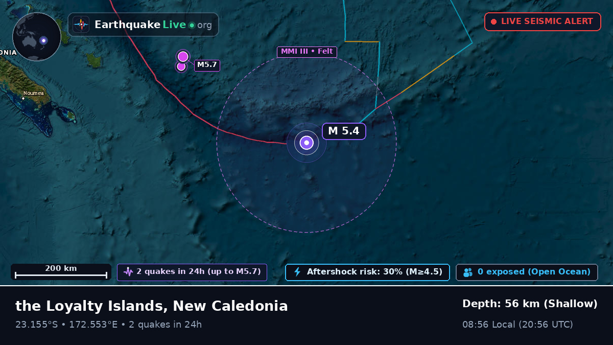 South Pacific Ocean (New Caledonia)