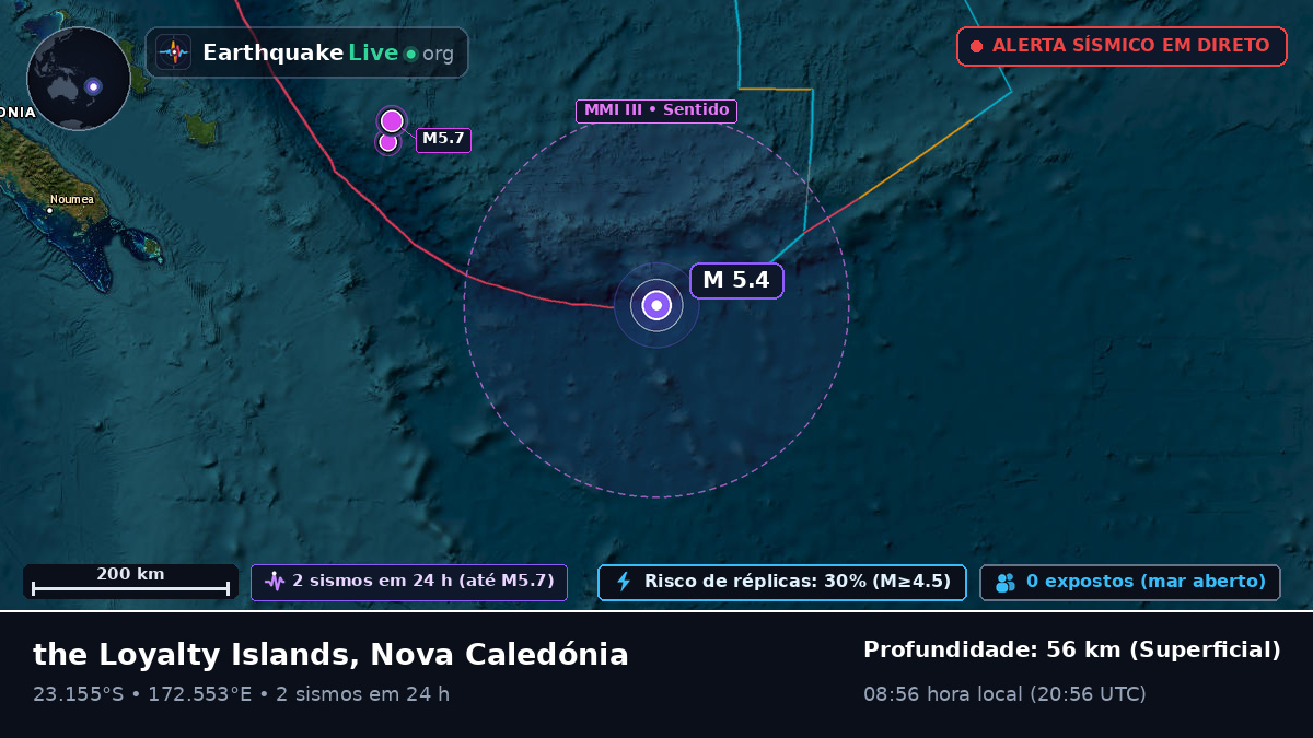 Oceano Pacífico Sul (Nova Caledónia)