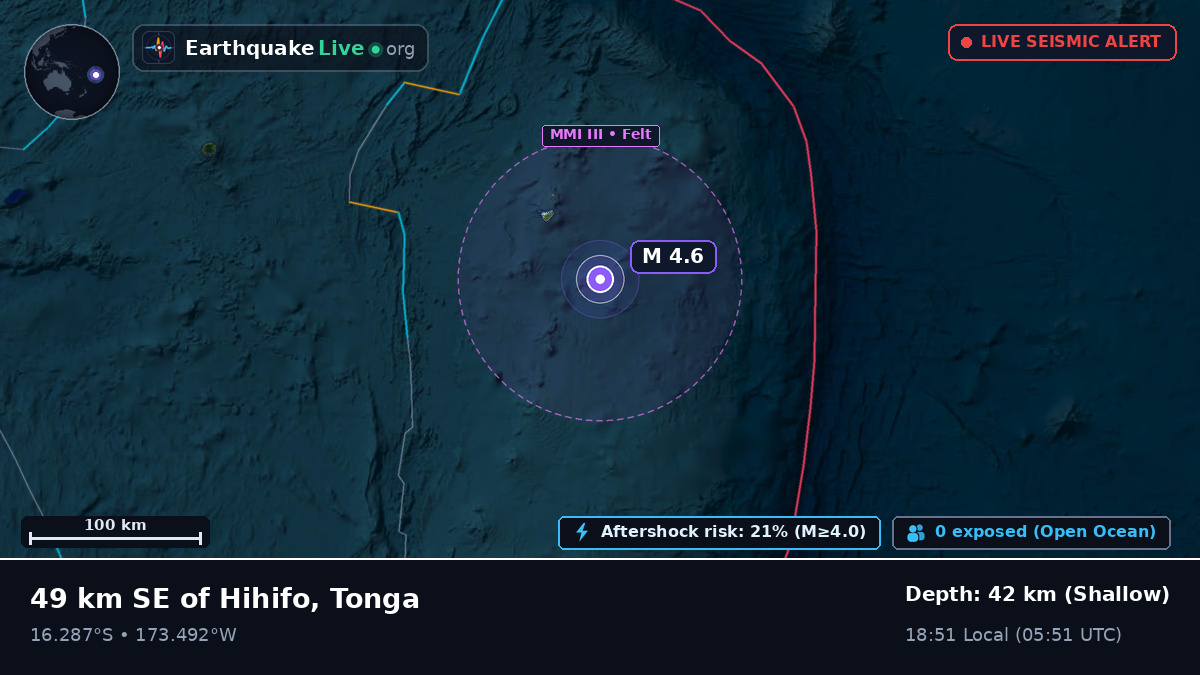 South Pacific Ocean (Tonga)