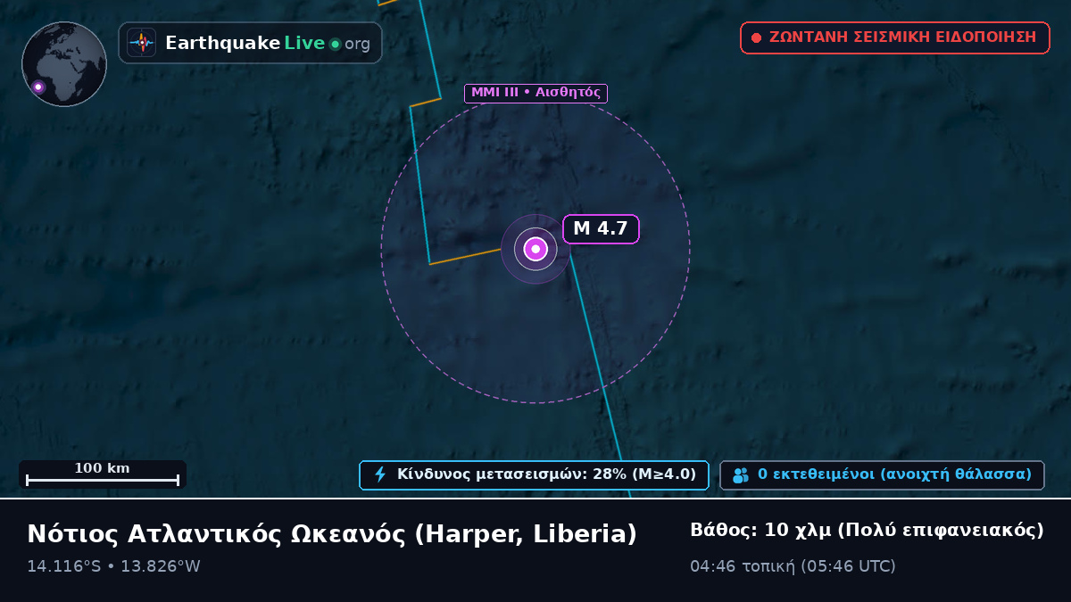 Νότιος Ατλαντικός Ωκεανός (Liberia)