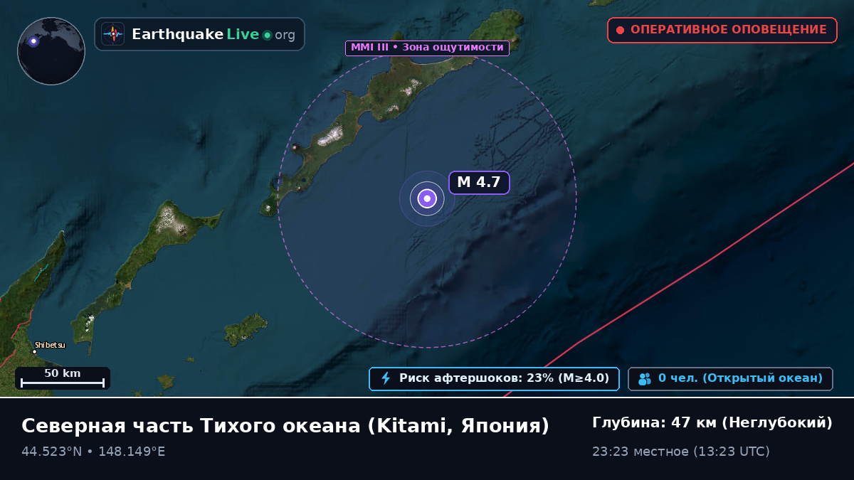 Северная часть Тихого океана (Япония)