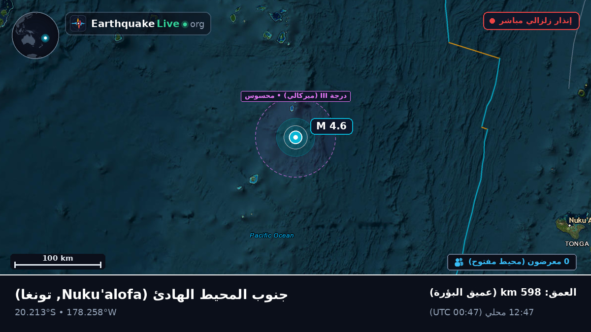 جنوب المحيط الهادئ (تونغا)
