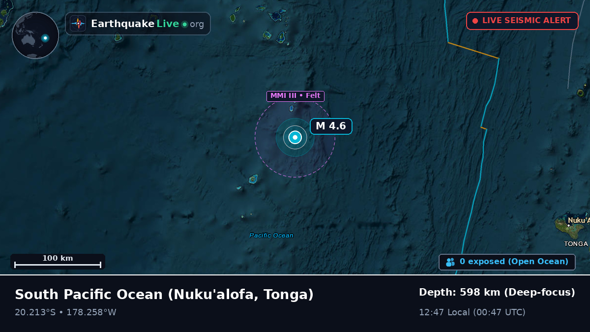 South Pacific Ocean (Tonga)