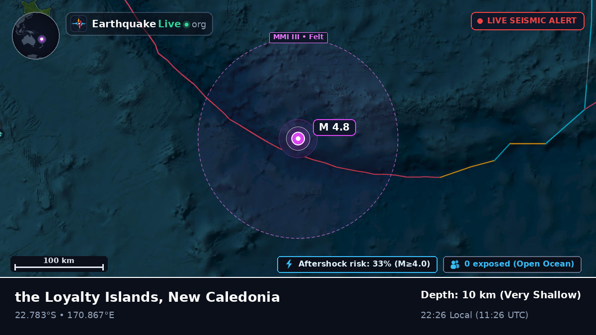 South Pacific Ocean (New Caledonia)