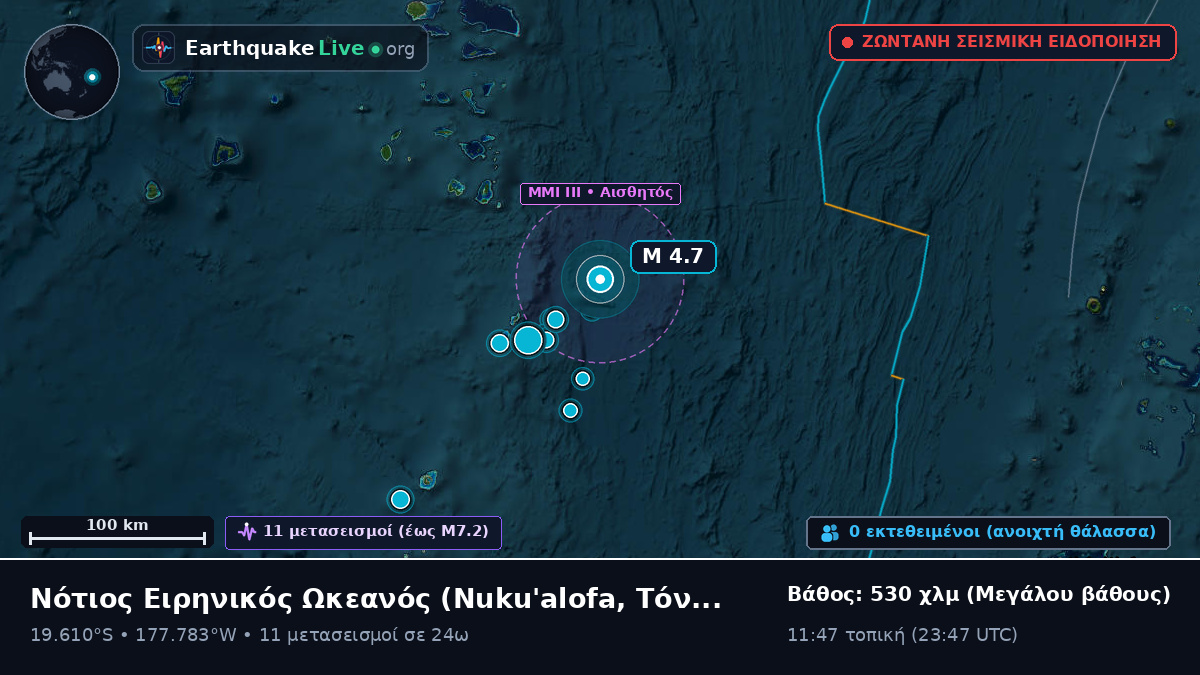 Νότιος Ειρηνικός Ωκεανός (Τόνγκα)