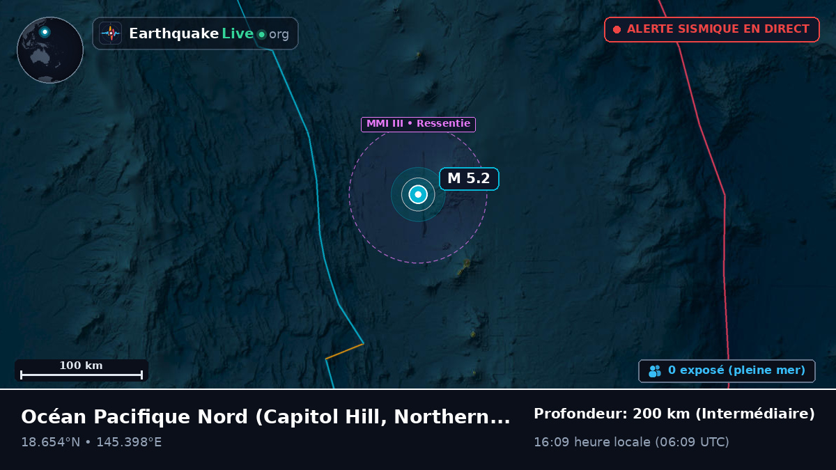 Océan Pacifique Nord (Northern Mariana Islands)