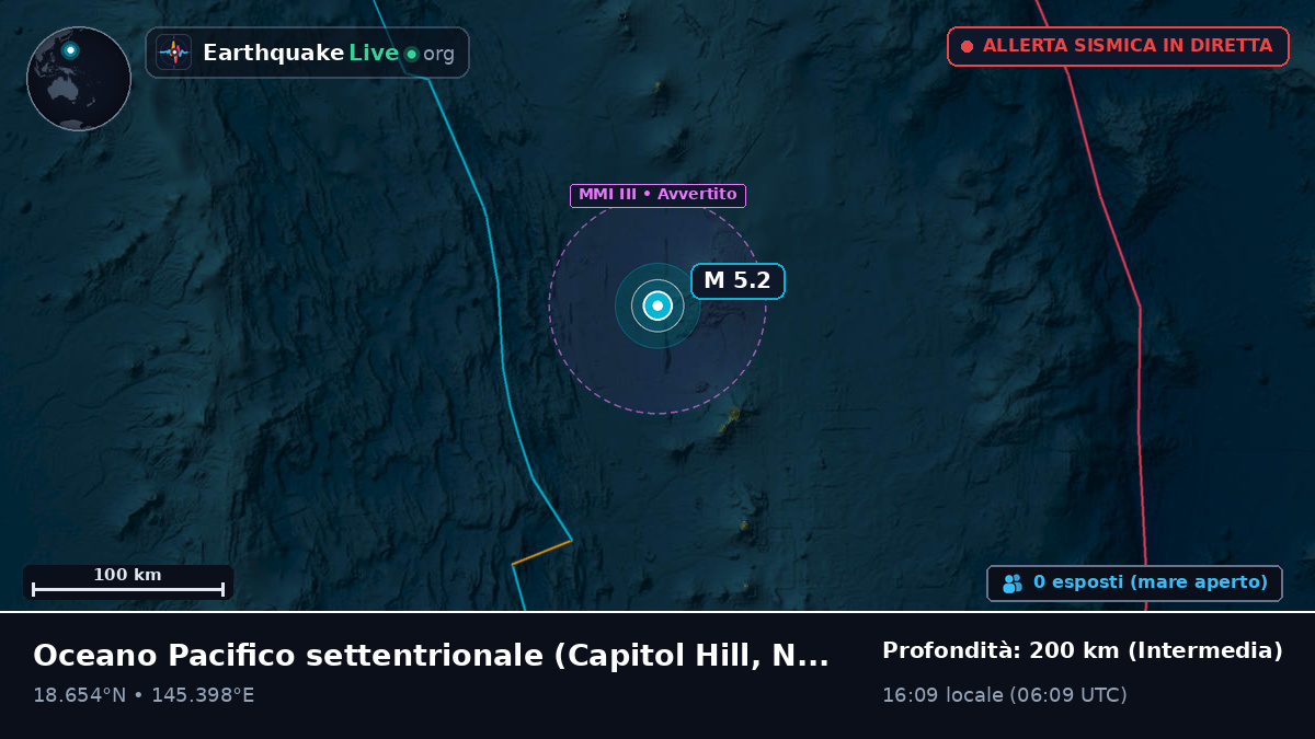Oceano Pacifico settentrionale (Northern Mariana Islands)