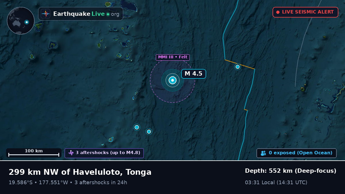 South Pacific Ocean (Tonga)