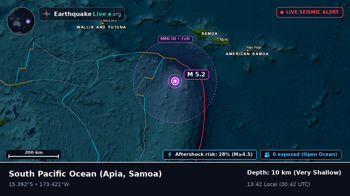 South Pacific Ocean (Samoa)