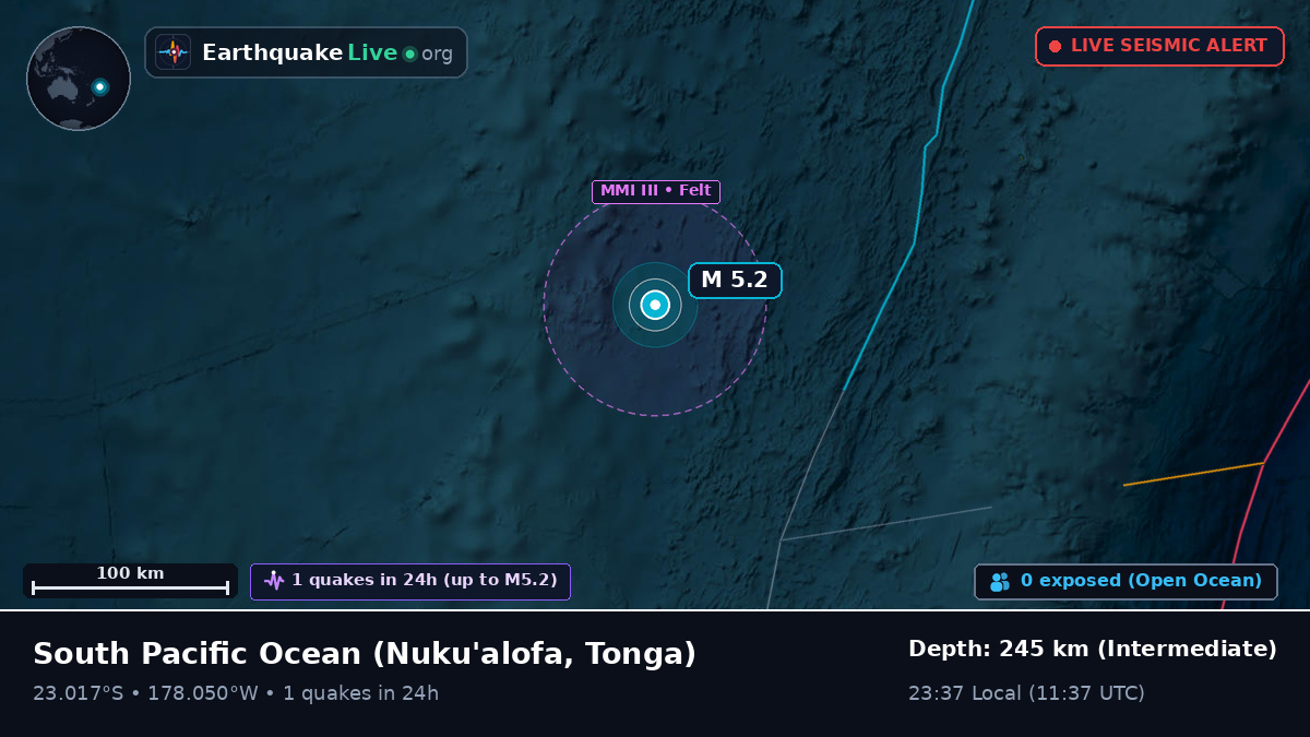 South Pacific Ocean (Tonga)