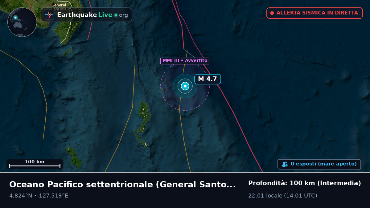 Oceano Pacifico settentrionale (Filippine)