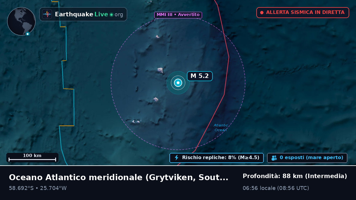 Oceano Atlantico meridionale (South Georgia and the Islands)