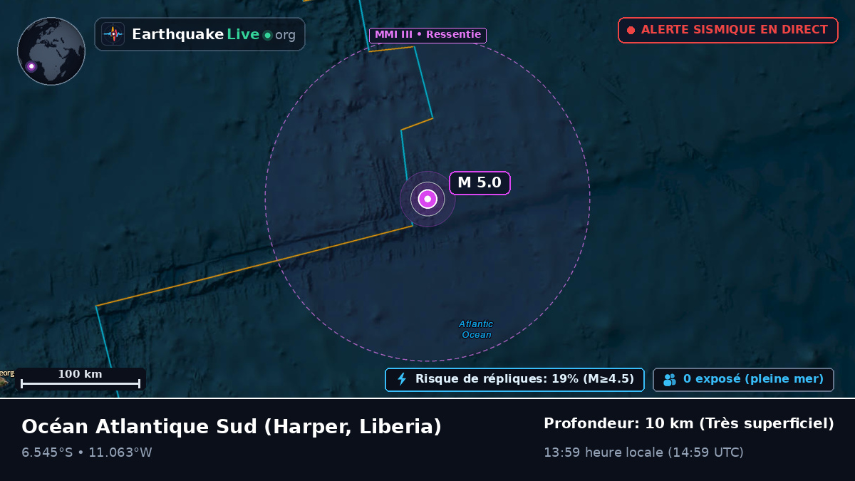 Océan Atlantique Sud (Liberia)