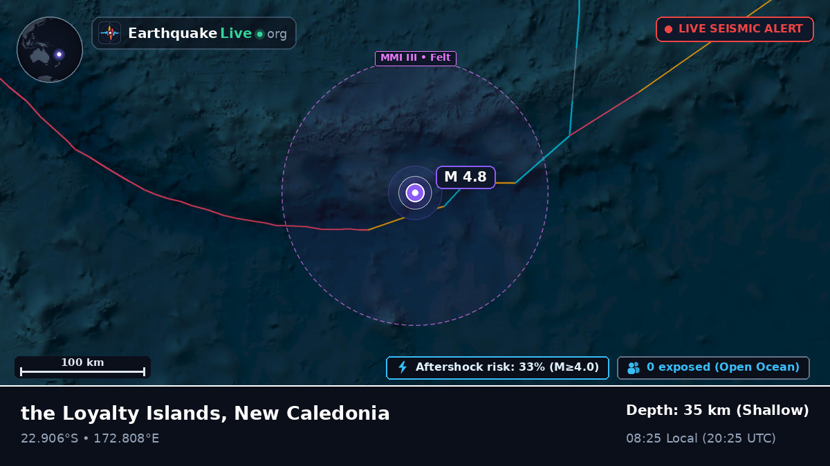 South Pacific Ocean (New Caledonia)