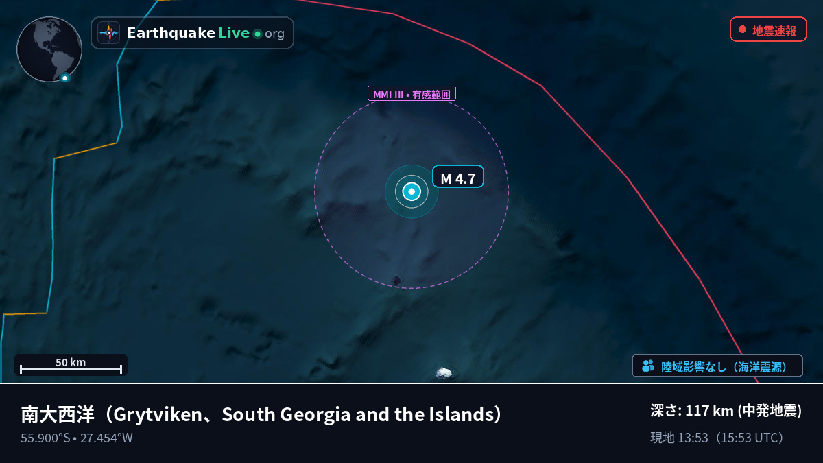 南大西洋 (South Georgia and the Islands)