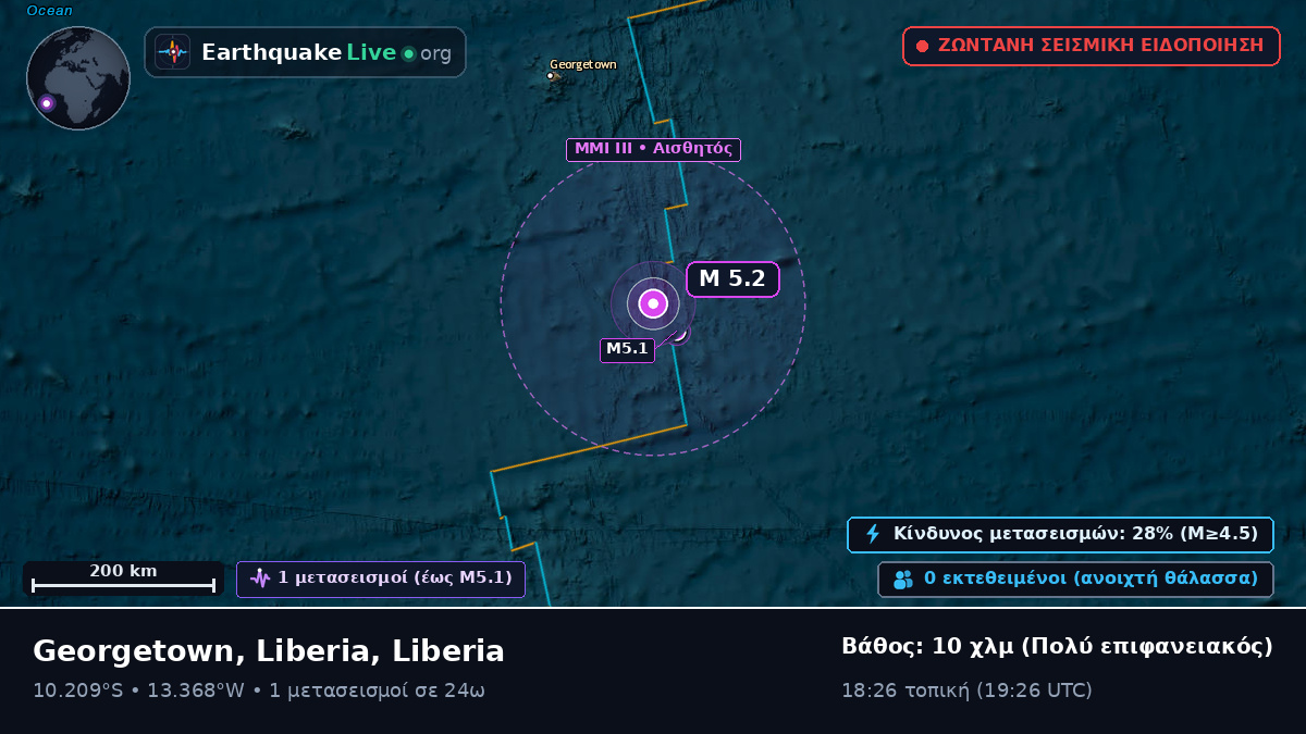 Νότιος Ατλαντικός Ωκεανός (Liberia)