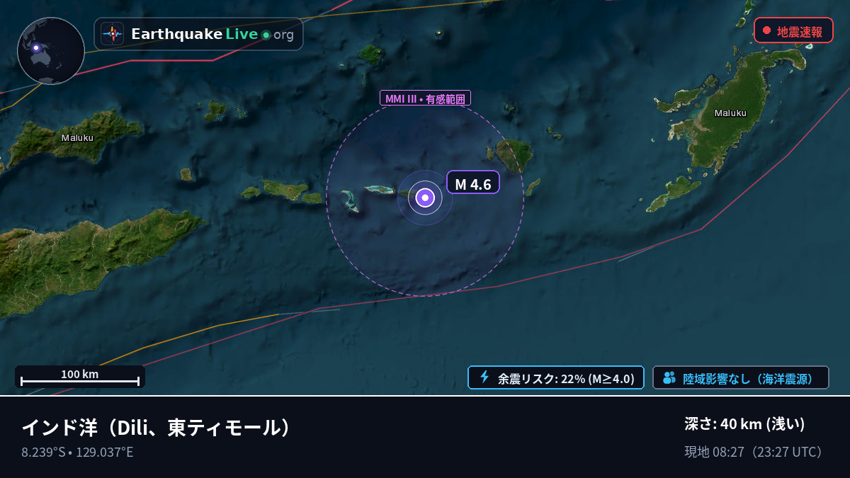 インド洋 (東ティモール)