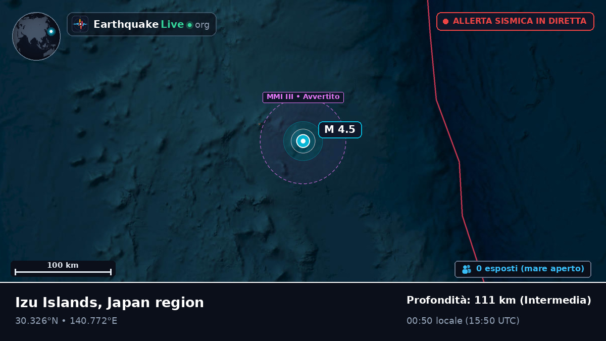 Oceano Pacifico settentrionale (Giappone)