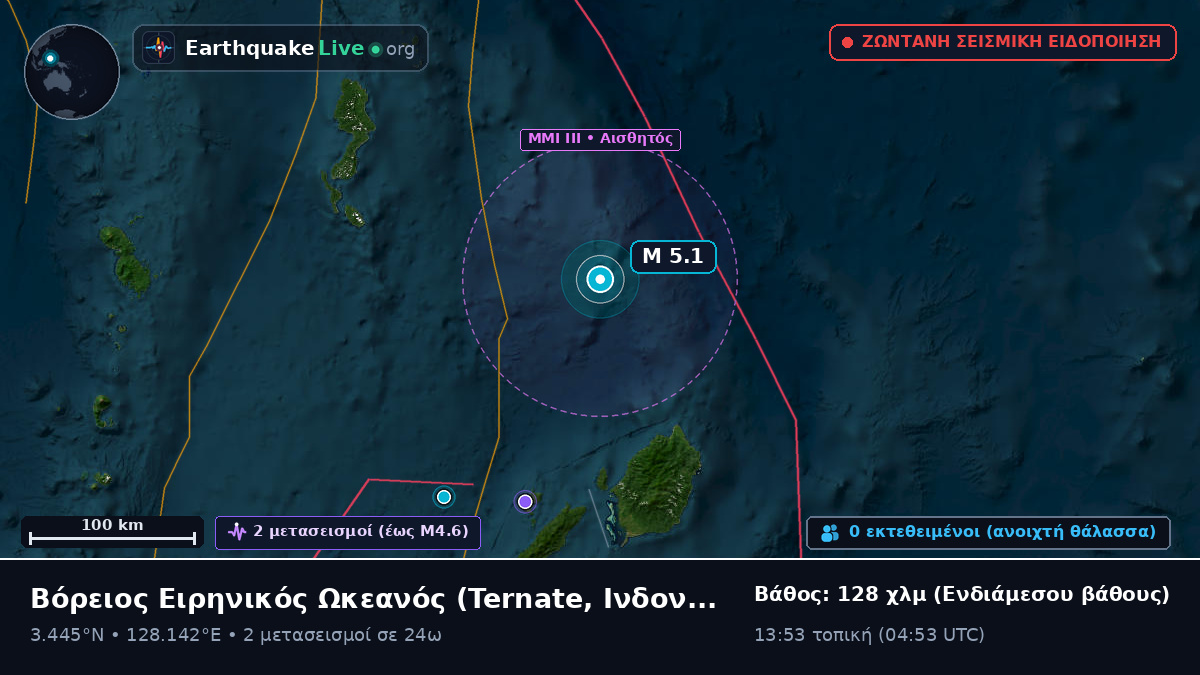 Βόρειος Ειρηνικός Ωκεανός (Ινδονησία)