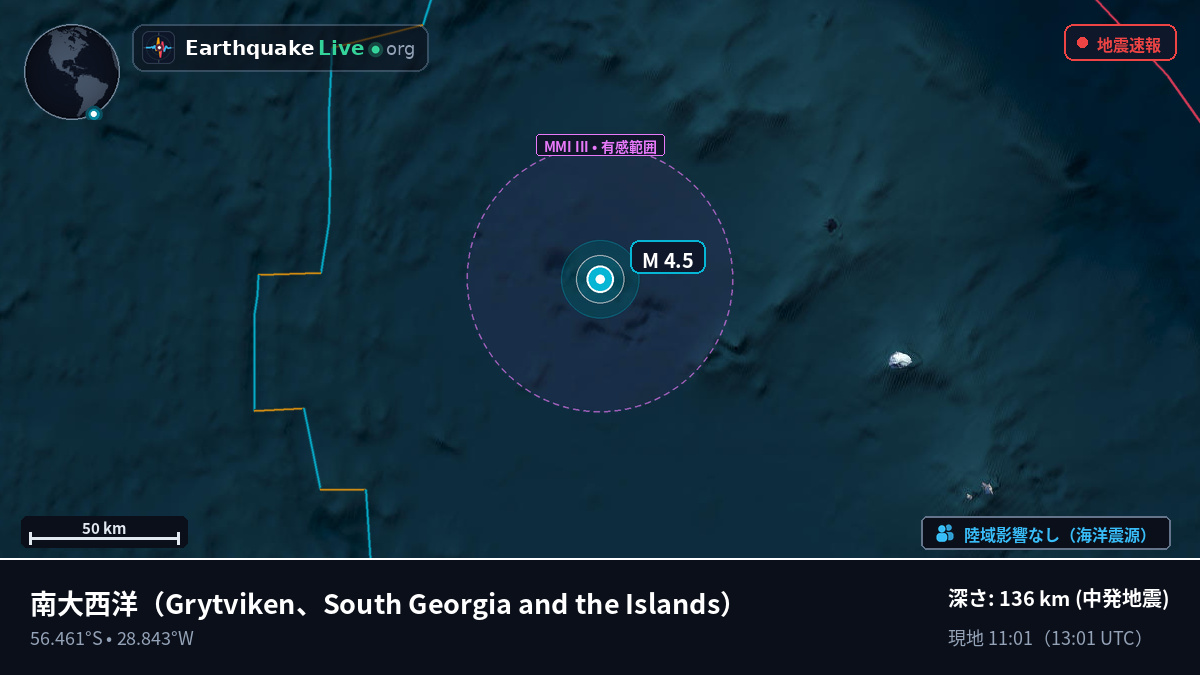 南大西洋 (South Georgia and the Islands)