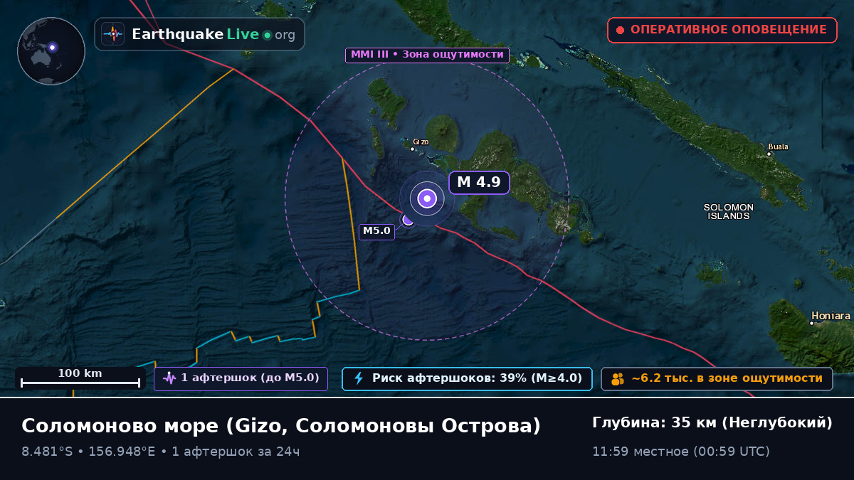 Соломоново море (Соломоновы Острова)