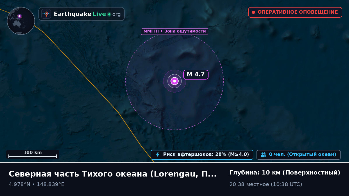 Северная часть Тихого океана (Папуа — Новая Гвинея)