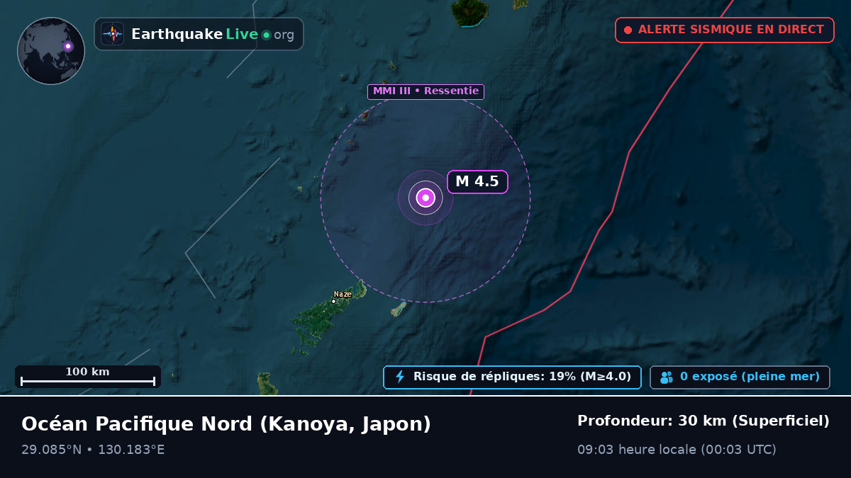 Océan Pacifique Nord (Japon)
