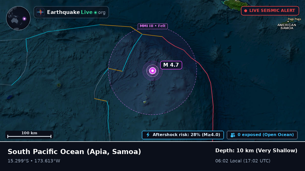 South Pacific Ocean (Samoa)