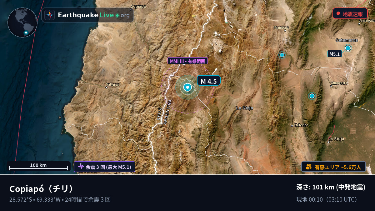 Atacama, チリ