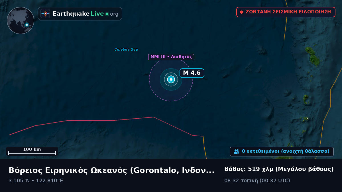 Βόρειος Ειρηνικός Ωκεανός (Ινδονησία)