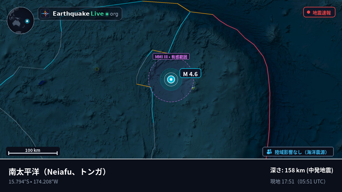 南太平洋 (トンガ)