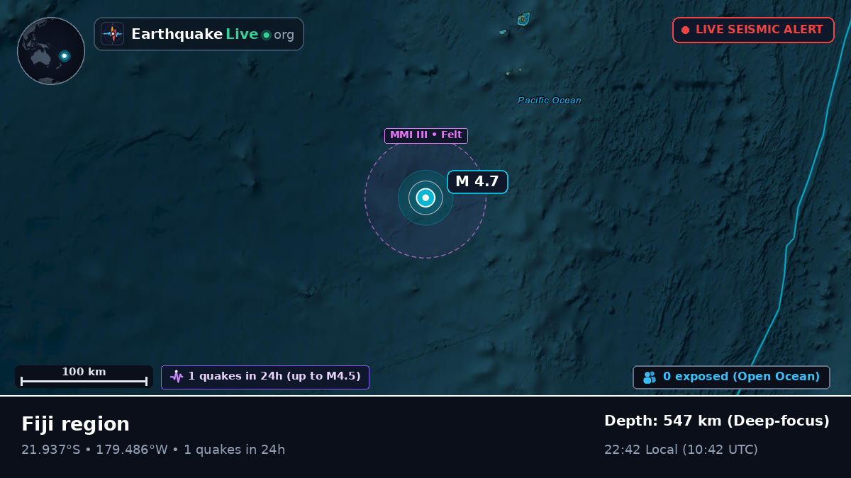 South Pacific Ocean (Tonga)